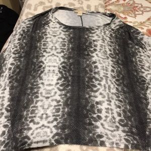 Snakeskin Michael Kors top with sliver studs